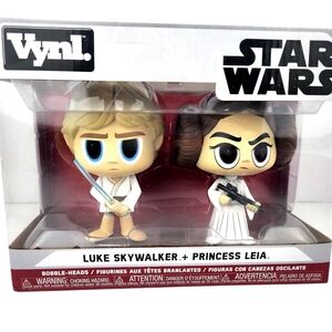 New Funko Star Wars - Princess Leia & Luke Skywalker Action Figurine LTD TIME!